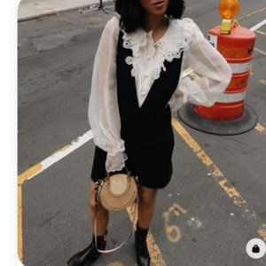 NWT Black Corduroy Dress Jumper Size L